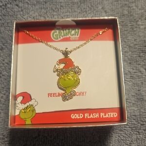 The Grinch Gold Flash Plated Necklace